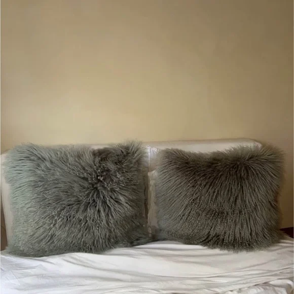 Mongolian Lamb Pillows